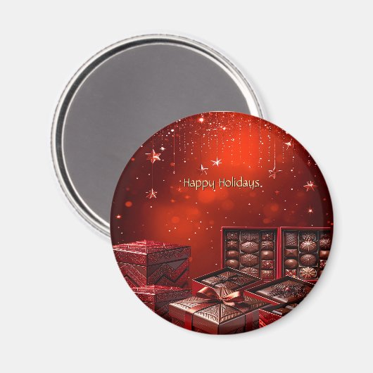 Chocolate Candy Holiday Magnet マグネット (正面/裏面)