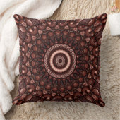 Chocolate Candy Holiday Throw Pillow クッション (ブランケット)
