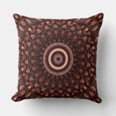 Chocolate Candy Holiday Throw Pillow クッション (正面)