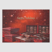 Chocolate Candy Holiday Tissue Paper 薄葉紙 (正面)