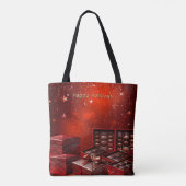 Chocolate Candy Holiday Tote Bag トートバッグ (裏面)