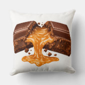 Chocolate Caramel Lover Pillow クッション (裏面)