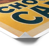 Chocolate Carpentier Vintage Hot Chocolate Ad Art ポスター (角)