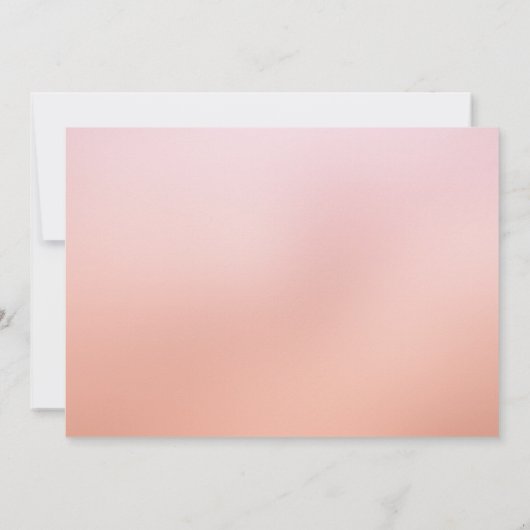 Chocolate Cherry Blossom Rehearsal Dinner 招待状 (裏面)