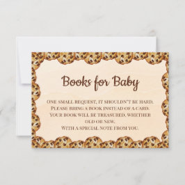 Chocolate Chip Cookie Books for Baby Insert サンキューカード