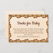 Chocolate Chip Cookie Books for Baby Insert サンキューカード (正面/裏面)