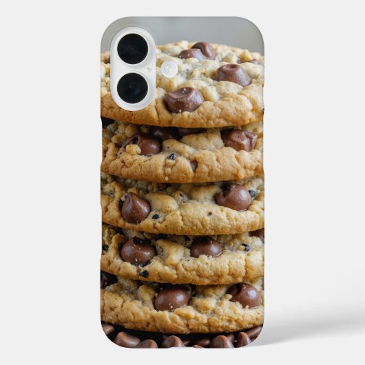 Chocolate Chip Cookies On Chocolate Morsels Case-Mate iPhoneケース (裏面)