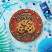 Chocolate Chip Cookies Rustic Baking Gift ペーパープレート (パーティー)