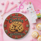 Chocolate Chip Cookies Rustic Baking Gift ペーパープレート (パーティー)