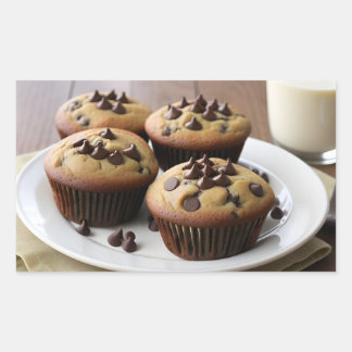 Chocolate Chip Muffins 長方形シール