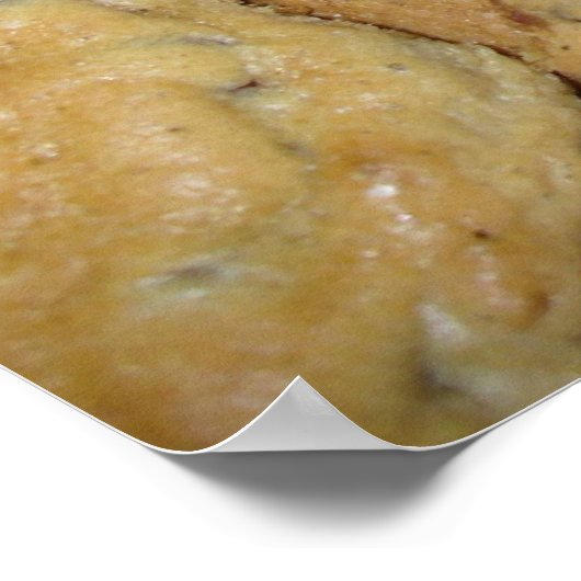 Chocolate Chip Oatmeal Cookies Print ポスター (角)