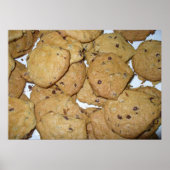 Chocolate Chip Oatmeal Cookies Print ポスター (正面)