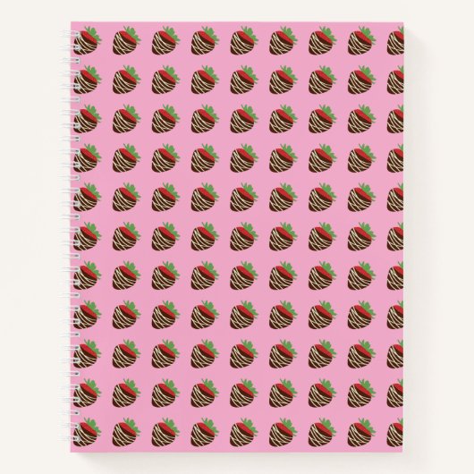 Chocolate-Covered Strawberry ノートブック (正面)