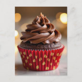 Chocolate Cupcake Recipe Card ポストカード (正面)