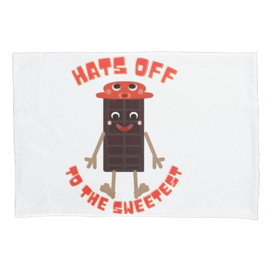 Chocolate day design  枕カバー (正面)