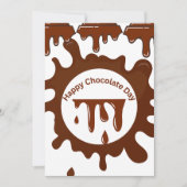 Chocolate day premium customized design 招待状 (正面)