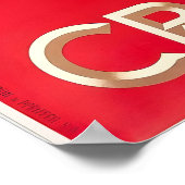 Chocolate Dessert Sweets Drinks Kitchen Food ポスター (角)