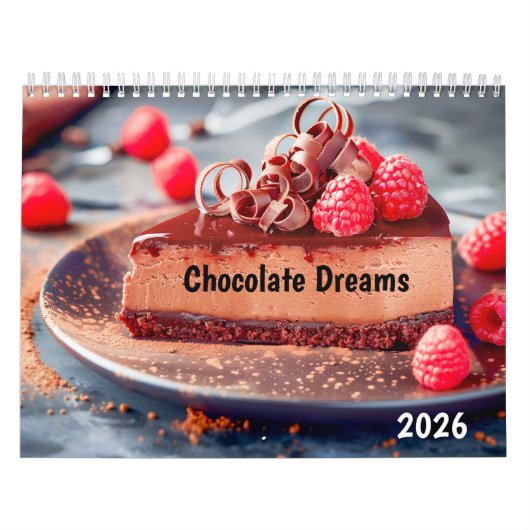 Chocolate Dreams 2026 – A Year of Sweet Temptation カレンダー (カバー)
