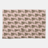 Chocolate Easter Bunny キッチンタオル (横)