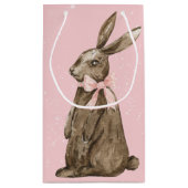 Chocolate Easter Bunny スモールペーパーバッグ (裏面)