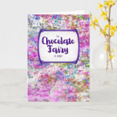 Chocolate Fairy – Thinking of You / Get Well カード (黄色い花)