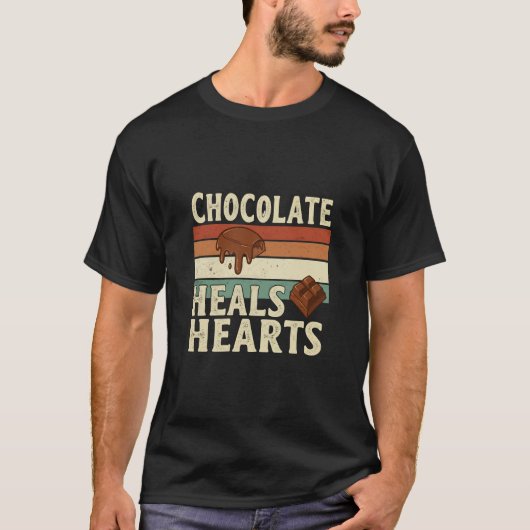 Chocolate Heals Hearts Tee Tシャツ (正面)