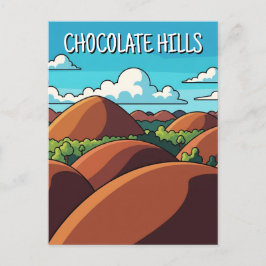 Chocolate Hills Bohol Philippines Travel ポストカード