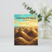 Chocolate Hills Philippines ポストカード (スタンド正面)