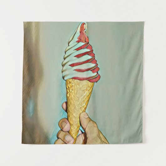 Chocolate ice cream タペストリー (正面)