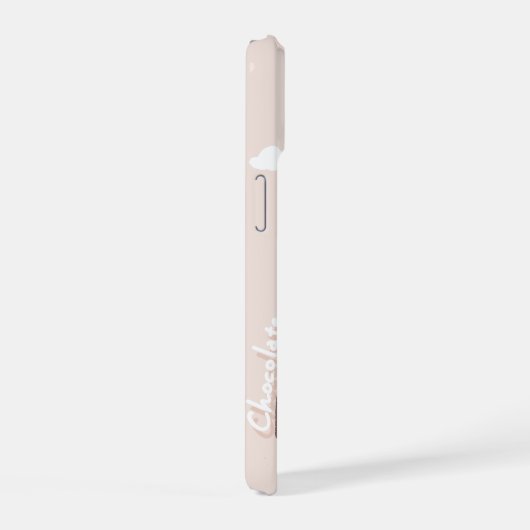 Chocolate ice cream？ iPhone 15ケース (右側面)