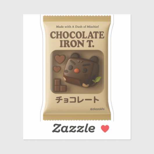 Chocolate Iron T: Bittersweet Valentine Toy シール (シート)