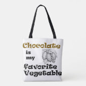 Chocolate is my Favorite Vegetable  トートバッグ (裏面)