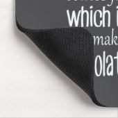 Chocolate Is Salad Funny Diet Quote  マウスパッド (コーナー)