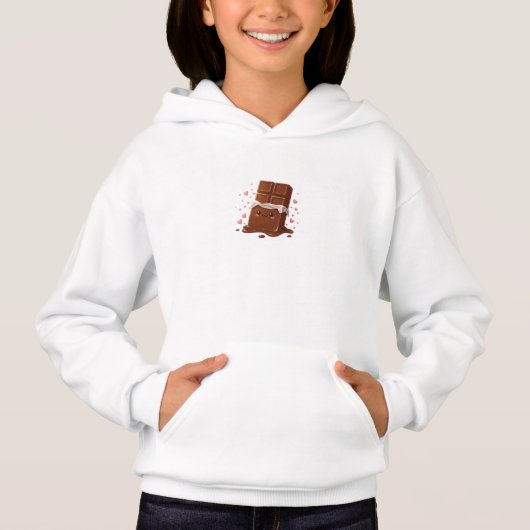 Chocolate Kawaii Cute Hoodie (正面)