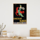 Chocolate Klaus Vintage Food Poster by Leonetto ポスター (キッチン)