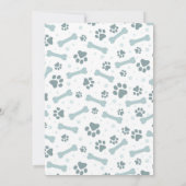 Chocolate Lab Dog Adoption、Gotcha Day カード (裏面)