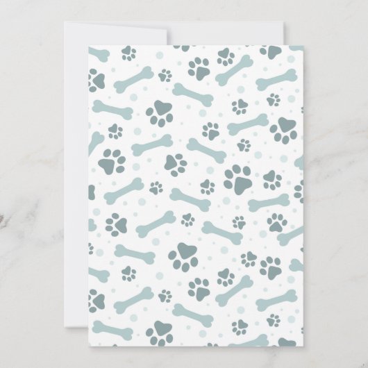 Chocolate Lab Dog Adoption、Gotcha Day カード (裏面)