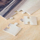 Chocolate Labrador Puppy In Car ジグソーパズル (側面)