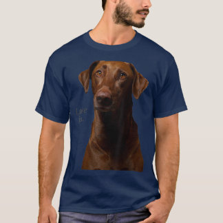 Chocolate Labrador Retriever  Lab Tee Dog Mom Dad  Tシャツ