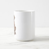 Chocolate Labrador Retriever Mug コーヒーマグカップ (中央)