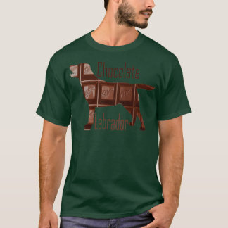 Chocolate Labrador  Tシャツ