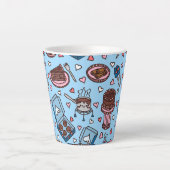 Chocolate lover cute カフェラテマグ (正面)