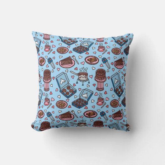 Chocolate lover cute クッション (正面)