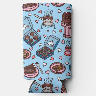Chocolate lover cute スリム缶クーラー