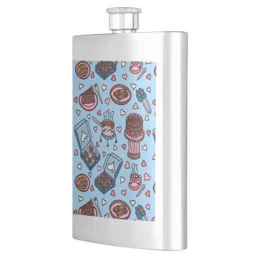 Chocolate lover cute フラスク (左)