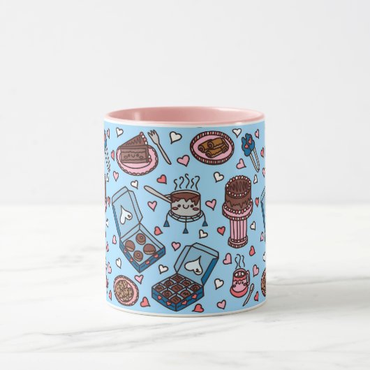 Chocolate lover cute マグカップ (中央)