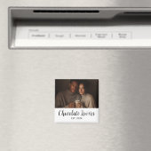 Chocolate Lovers Couple Established Photo Gift マグネット (インサイチュ (食洗機))