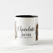 Chocolate Lovers Established Photos ツートーンマグカップ (中央)