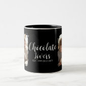Chocolate Lovers Established Photos ツートーンマグカップ (中央)