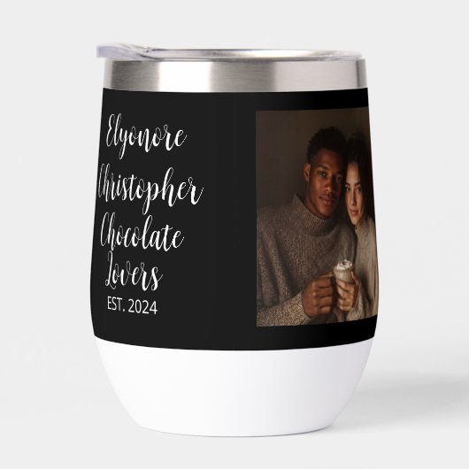 Chocolate Lovers Personalized Names Est. Photo (右面)